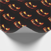 Halloween Pumpkins Geschenkpapier (Ecke)