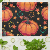 Halloween pumpkins geschirrtuch (Gefaltet)