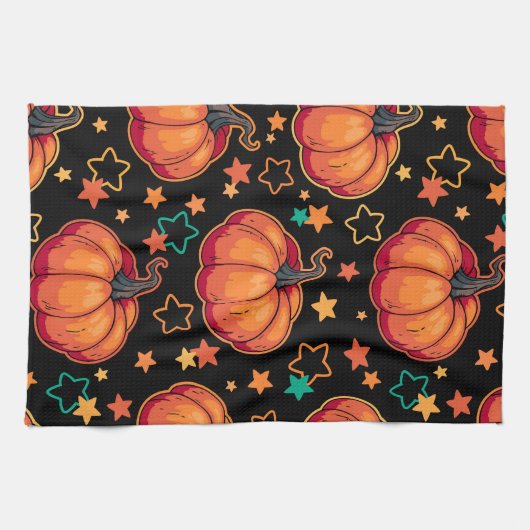 Halloween pumpkins geschirrtuch (Horizontal)