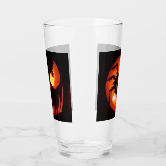 Halloween Pumpkins Glas (Links)