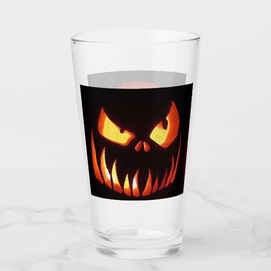 Halloween Pumpkins Glas (Vorderseite)