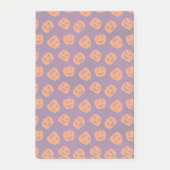 Halloween Pumpkins im Lila Hintergrundemuster Post-it Klebezettel (Vorderseite)