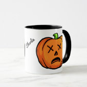 Halloween Pumpkins individuelle Name Tasse 3 (VorderseiteRechts)