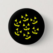 Halloween Pumpkins Jack O' Lantern Button (Vorderseite)