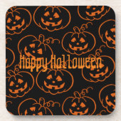Halloween Pumpkins Jack-O-Lantern Coasters Untersetzer (Vorderseite)