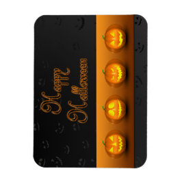 Halloween Pumpkins Jack-o-Lantern Magnet