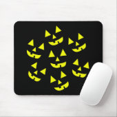 Halloween Pumpkins Jack O' Lantern Mousepad (Mit Mouse)