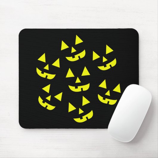 Halloween Pumpkins Jack O' Lantern Mousepad (Mit Mouse)