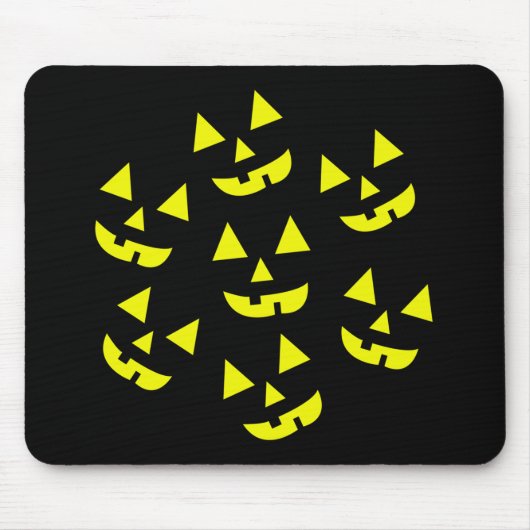 Halloween Pumpkins Jack O' Lantern Mousepad (Vorne)