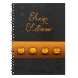 Halloween Pumpkins Jack-o-Lantern Notizblock