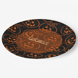 Halloween Pumpkins Jack-O-Lantern Paper Teller