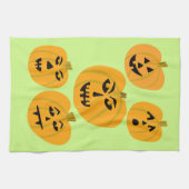 Halloween PUMPKINS Jack-O-Lanterns Geschirrtuch (Horizontal)