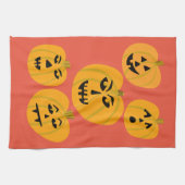 Halloween PUMPKINS Jack-O-Lanterns Geschirrtuch (Horizontal)