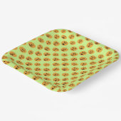 Halloween PUMPKINS Jack-O-Lanterns Pappteller (Gewinkelt)