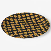 Halloween PUMPKINS Jack-O-Lanterns Pappteller (Schrägansicht)