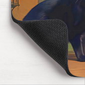 Halloween Pumpkins Katzenjammer Niedlich Spooky Fe Mousepad (Ecke)