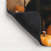 Halloween Pumpkins Katzenjammer Niedlich Spooky Fe Mousepad (Ecke)