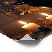 Halloween Pumpkins Katzenjammer Niedlich Spooky Fe Poster (Ecke)