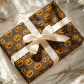 Halloween Pumpkins lacht Jack O'Lantern Pattern Geschenkpapier