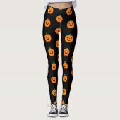 Halloween Pumpkins Leggings (Vorderseite)