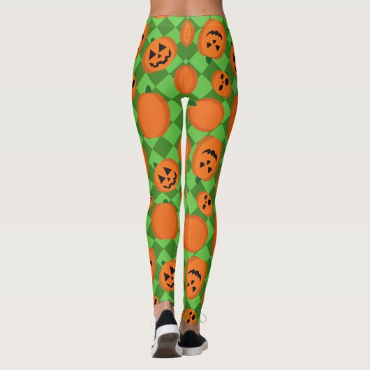 Halloween Pumpkins Leggings (Rückseite)