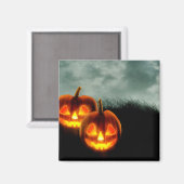Halloween Pumpkins Magnet (Vorderseite/Rückseite)