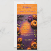 Halloween Pumpkins Magneteinladung (Vorderseite)