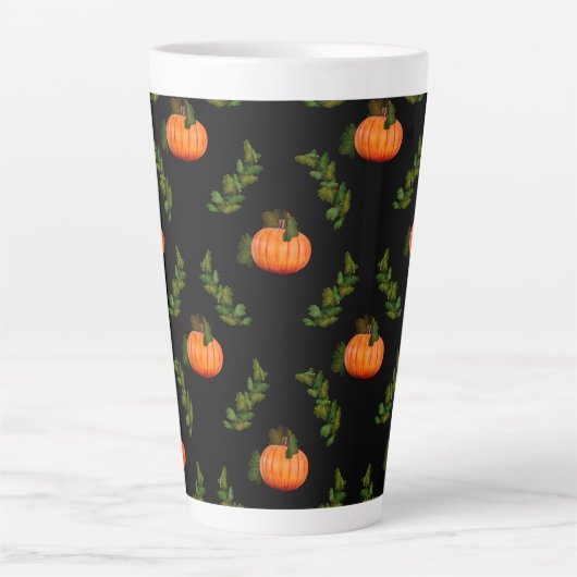 Halloween Pumpkins Milchtasse (Vorderseite)