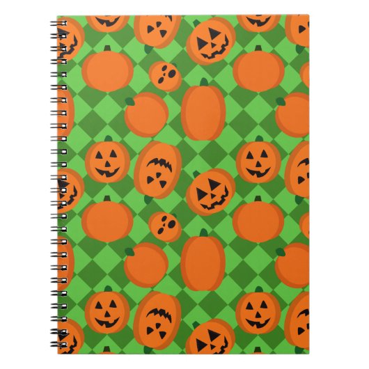 Halloween Pumpkins Notizblock (Vorderseite)