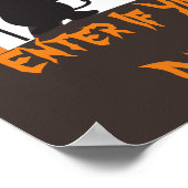 Halloween Pumpkins Orange Party Poster (Ecke)
