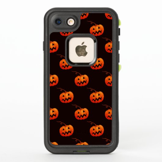 Halloween Pumpkins, Orange Pumpkins Trick oder Tre (Rückseite)
