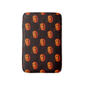Halloween Pumpkins, Orange Pumpkins Trick oder Tre Badematte (Vorderseite Vertikal)