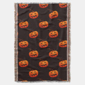 Halloween Pumpkins, Orange Pumpkins Trick oder Tre Decke (Vorderseite Vertikal)