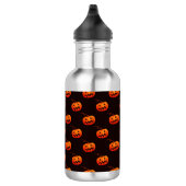 Halloween Pumpkins, Orange Pumpkins Trick oder Tre Edelstahlflasche (Rechts)