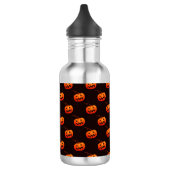 Halloween Pumpkins, Orange Pumpkins Trick oder Tre Edelstahlflasche (Links)
