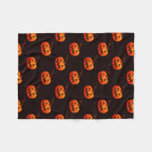 Halloween Pumpkins, Orange Pumpkins Trick oder Tre Fleecedecke (Vorderseite (Horizontal))
