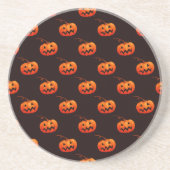 Halloween Pumpkins, Orange Pumpkins Trick oder Tre Getränkeuntersetzer (Vorne)