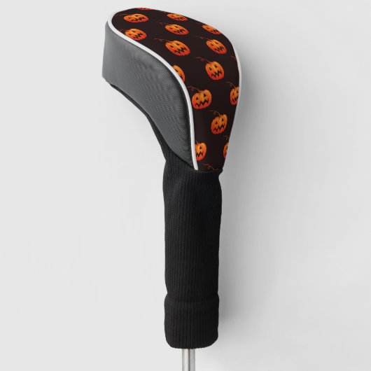 Halloween Pumpkins, Orange Pumpkins Trick oder Tre Golf Headcover (angewinkelt)
