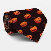 Halloween Pumpkins, Orange Pumpkins Trick oder Tre Krawatte (Gerollt)