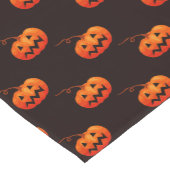 Halloween Pumpkins, Orange Pumpkins Trick oder Tre Kurzer Tischläufer (Ecke)