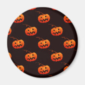 Halloween Pumpkins, Orange Pumpkins Trick oder Tre Magnet (Vorne)