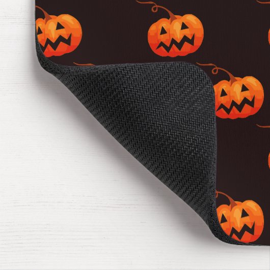 Halloween Pumpkins, Orange Pumpkins Trick oder Tre Mousepad (Ecke)