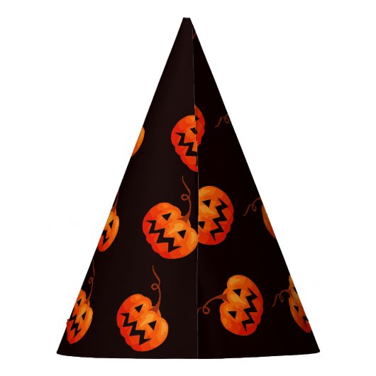 Halloween Pumpkins, Orange Pumpkins Trick oder Tre Partyhütchen (Rückseite)