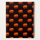 Halloween Pumpkins, Orange Pumpkins Trick oder Tre Planer (Rückseite)