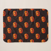 Halloween Pumpkins, Orange Pumpkins Trick oder Tre Sherpadecke (Vorderseite (Horizontal))