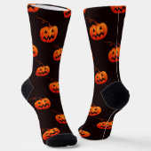 Halloween Pumpkins, Orange Pumpkins Trick oder Tre Socken (Gewinkelt)