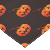 Halloween Pumpkins, Orange Pumpkins Trick oder Tre Tischdecke (Schrägansicht)