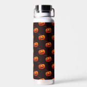 Halloween Pumpkins, Orange Pumpkins Trick oder Tre Trinkflasche (Rückseite)