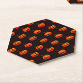 Halloween Pumpkins, Orange Pumpkins Trick oder Tre Untersetzer (angewinkelt)