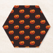 Halloween Pumpkins, Orange Pumpkins Trick oder Tre Untersetzer (Vorderseite)